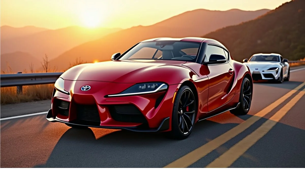Image of 2025 Toyota Celica with a modern sporty design and aerodynamic profile.