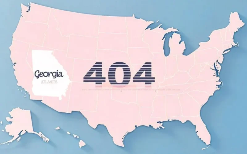 Image of 404 area code usage chart