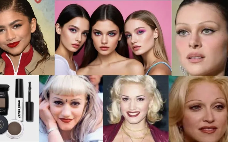 an image of 90s eyebrows come back with a twist
