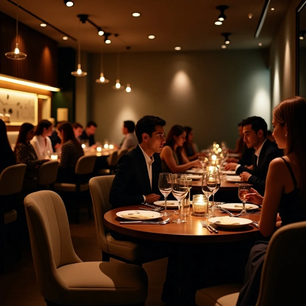 Image of Modern interior of Bank Brindley Place restaurant