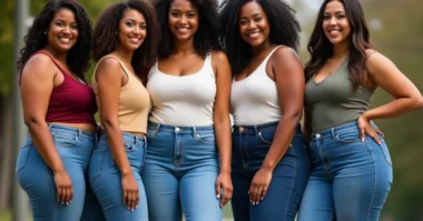 Image of Women’s jeans body types