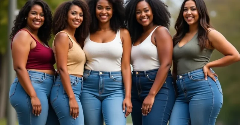 Image of Women’s jeans body types