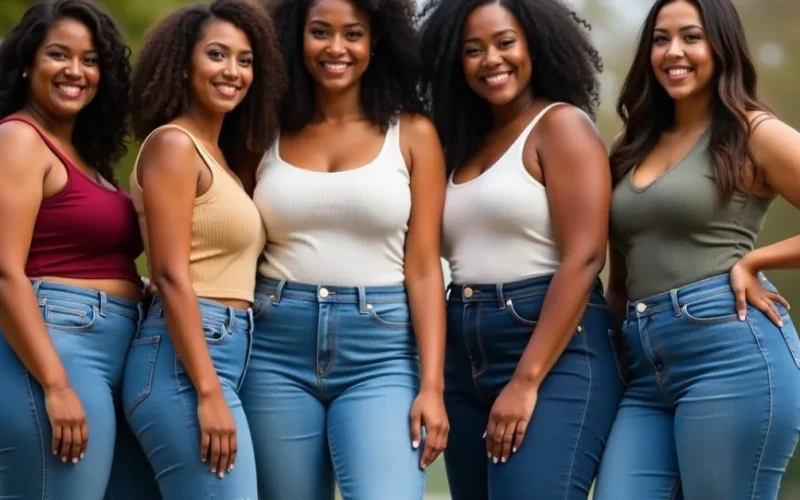 Image of Women’s jeans body types