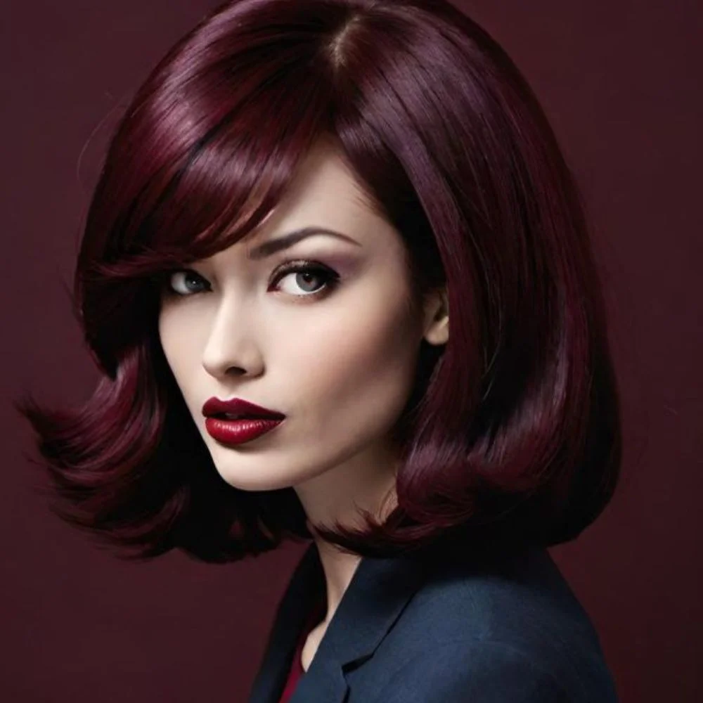 an image of cherry cola Red hair colour