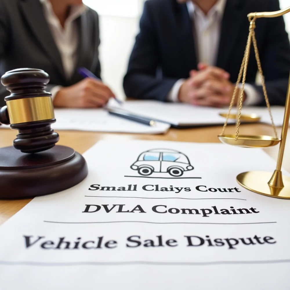 Image of Consulting a solicitor for legal action after DVLA sold car.
