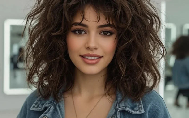 image of crimped hair