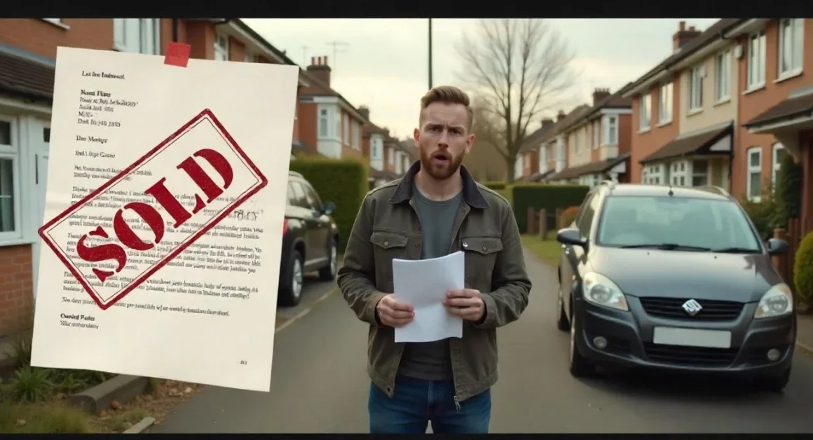 Image of Frustrated car owner reacting to car sold without consent by DVLA.
