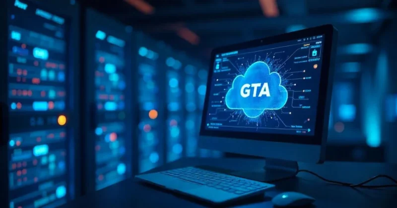 Secure network with firewalls and cloud protection.