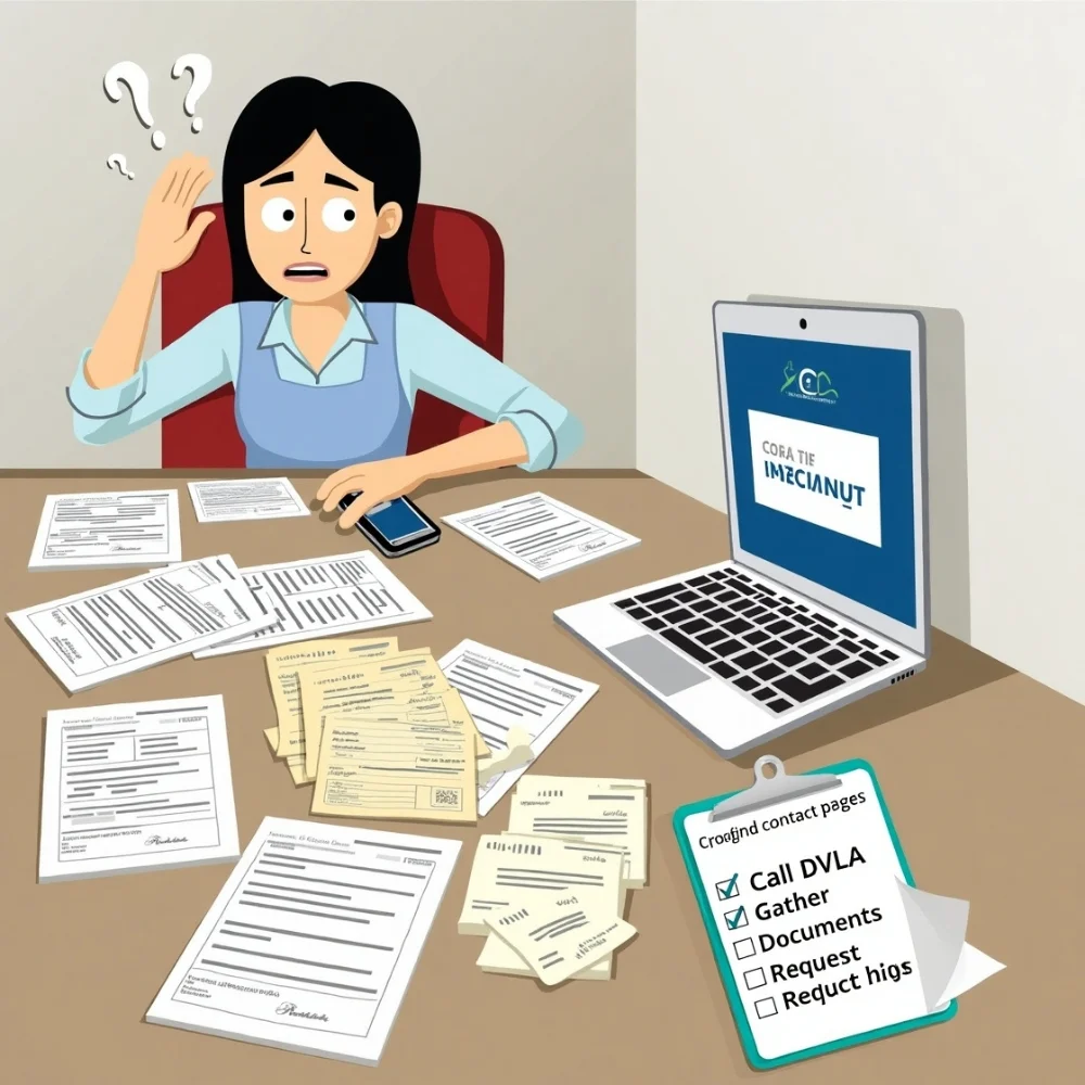 Image of Steps to take if DVLA sells your car without consent – documents, contact, and records.