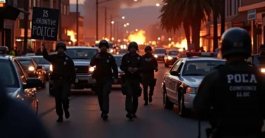 Image of Rodney King Riot Fire