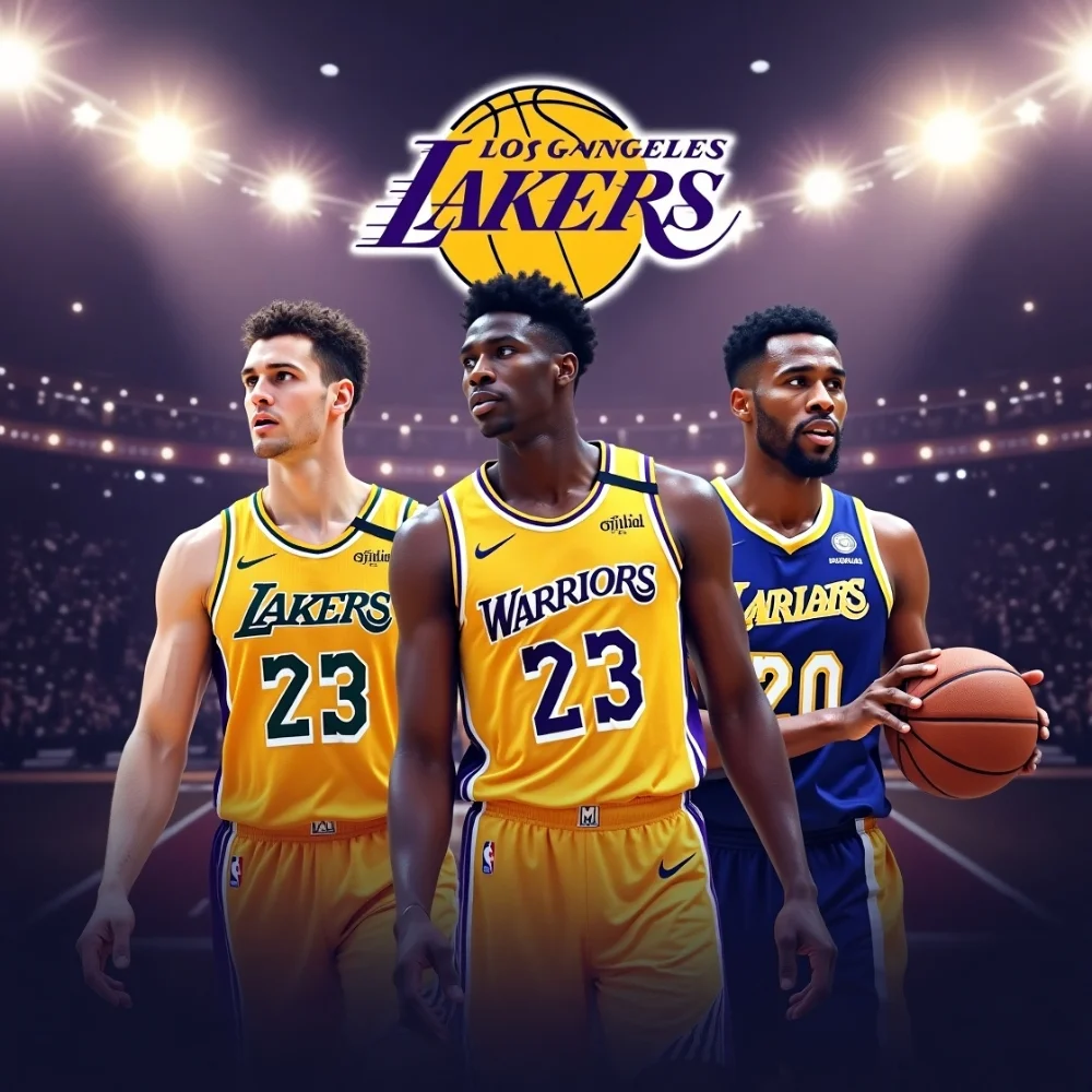 Image of Brook Lopez, Andrew Wiggins, and Trey Murphy as Lakers trade targets.