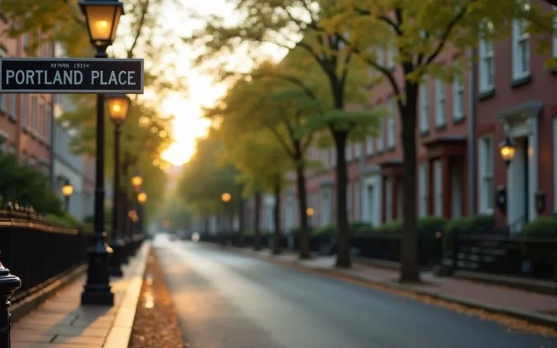 Image of Historic Portland Place street