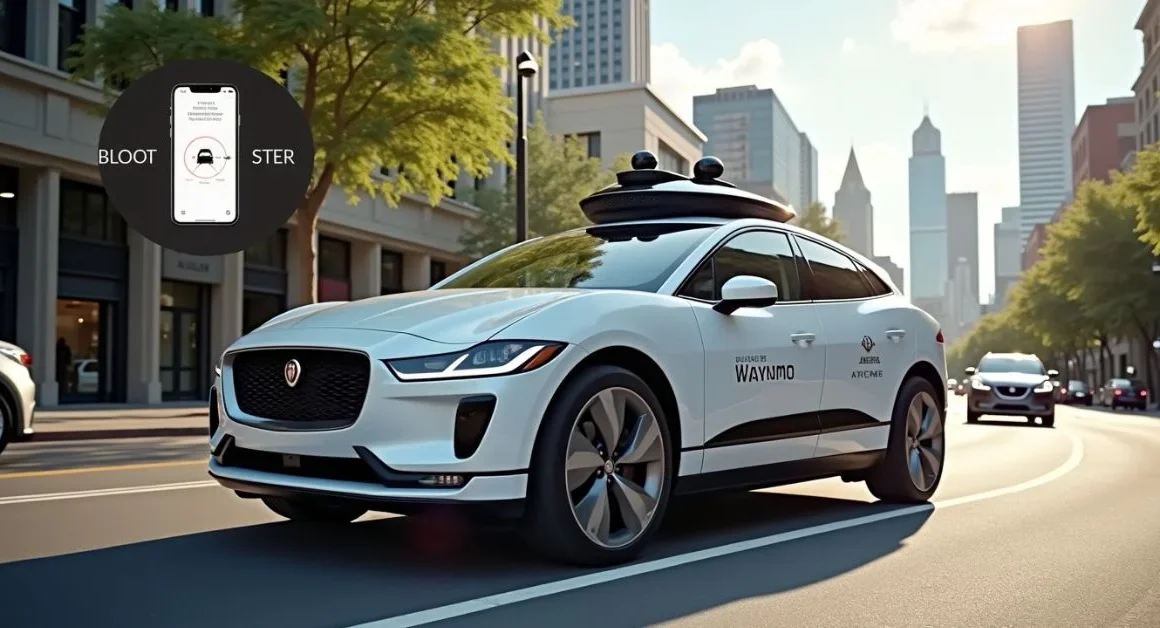 Image of Waymo Uber self-driving car