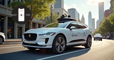 Image of Waymo Uber self-driving car