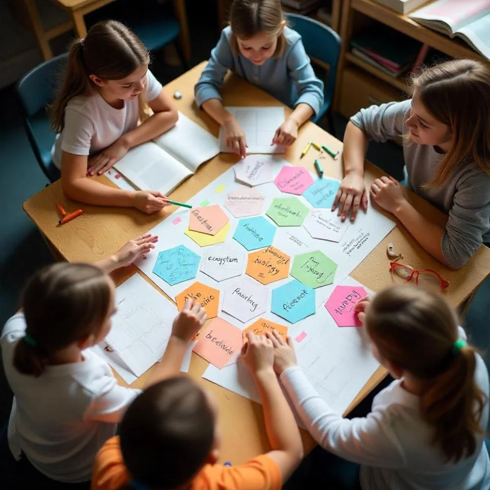 image of hexagonal learning 