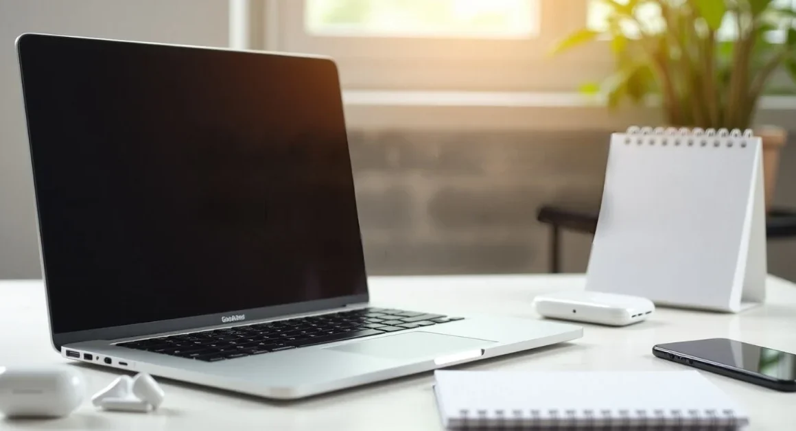 Images of MacBook 2015 on desk with overlay text “Buying Guide 2025”