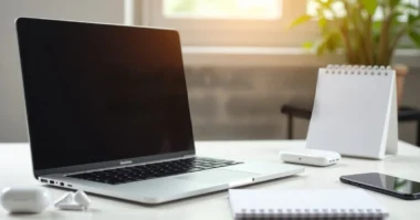 Images of MacBook 2015 on desk with overlay text “Buying Guide 2025”