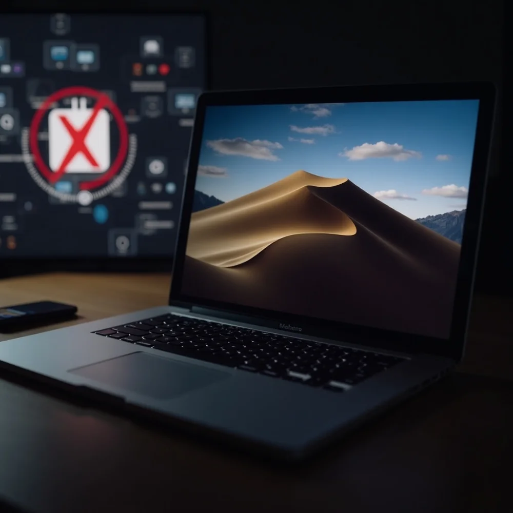 Image of MacBook 2015 running macOS Monterey with unsupported Ventura and OpenCore workaround visuals