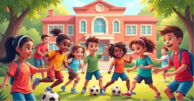 Image of children school activities