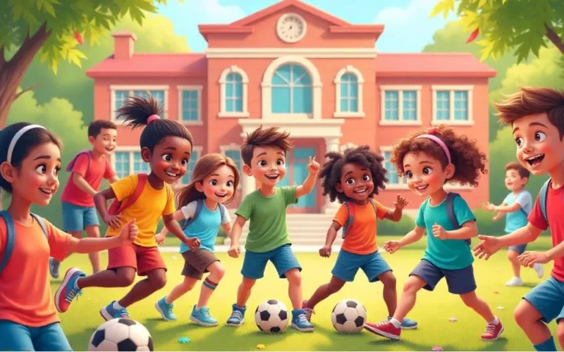 Image of children school activities