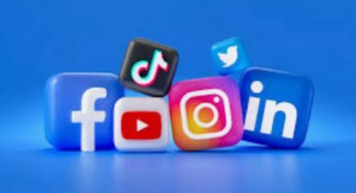 an image of social media to gain followers