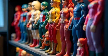 Action figures are back on display shelf with retro and modern designs