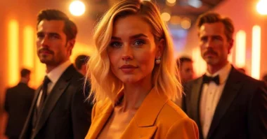 Image of Blonde-haired Hollywood actors