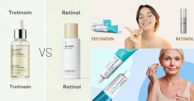 an image of tretinoin and retinol, both are incredible tools for clearer, healthier skin.