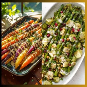 an image of Tahini Drizzle Over Roasted Vegetables