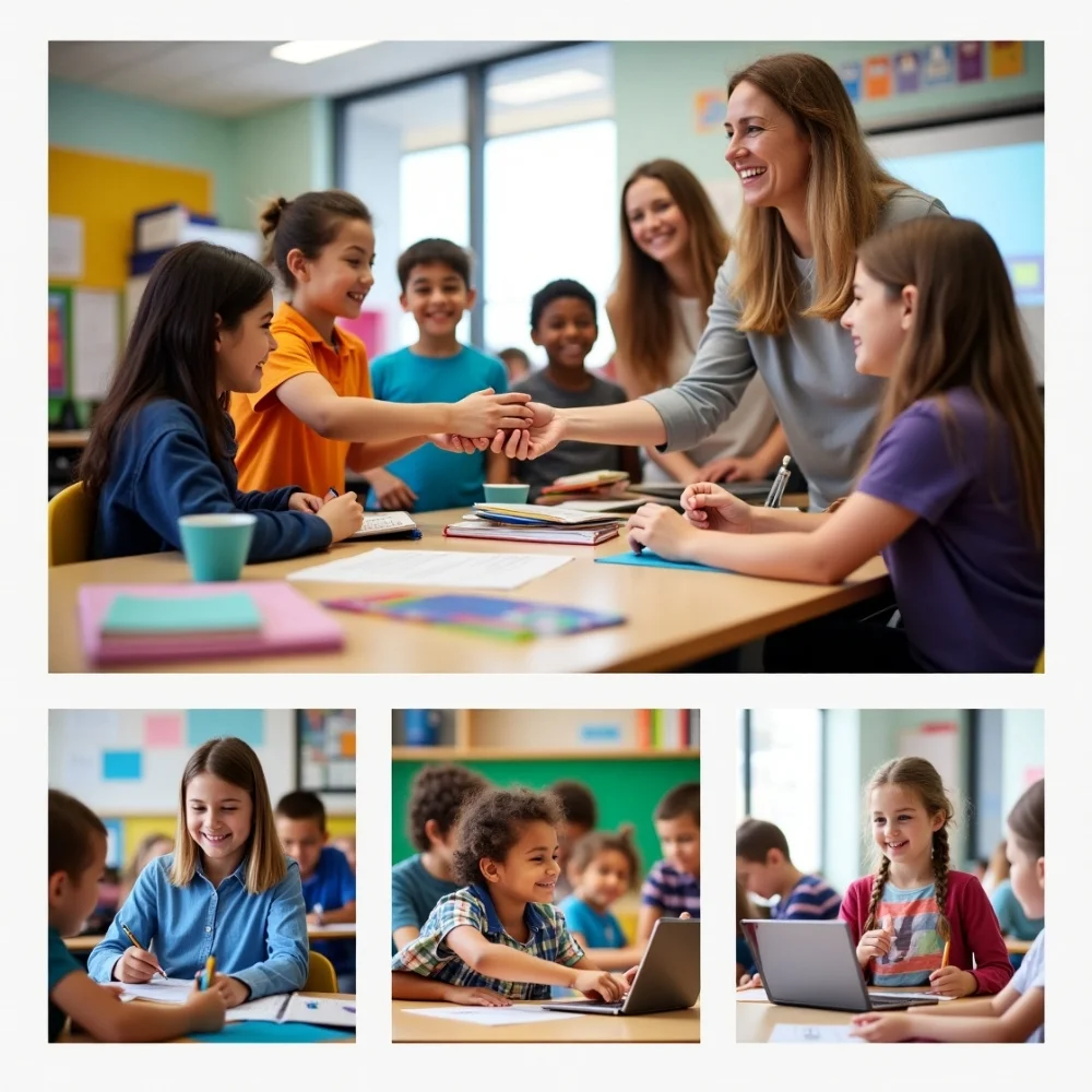 Image of Foundation support for classroom supplies, teacher training, and student programs.