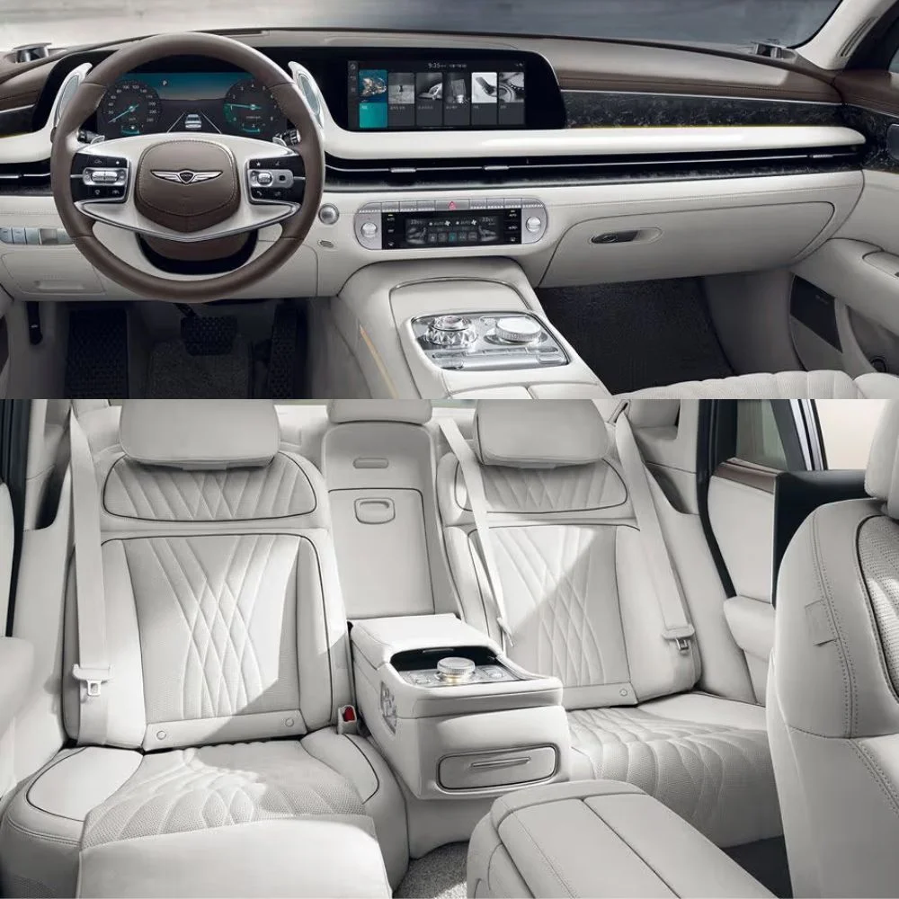 An image of G90 interior, spacious cabin