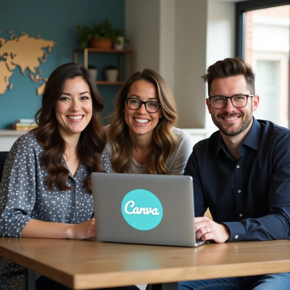Image of Everyday famous entrepreneurs Melanie Perkins, Whitney Wolfe Herd, Neil Blumenthal.