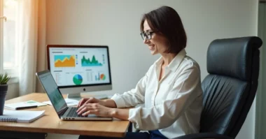 mall business owner using fintech tools