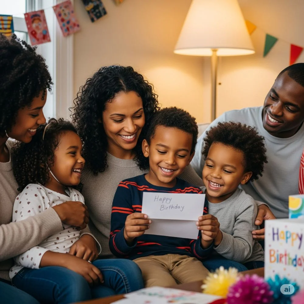 American family showing love, support, and open communication with kids