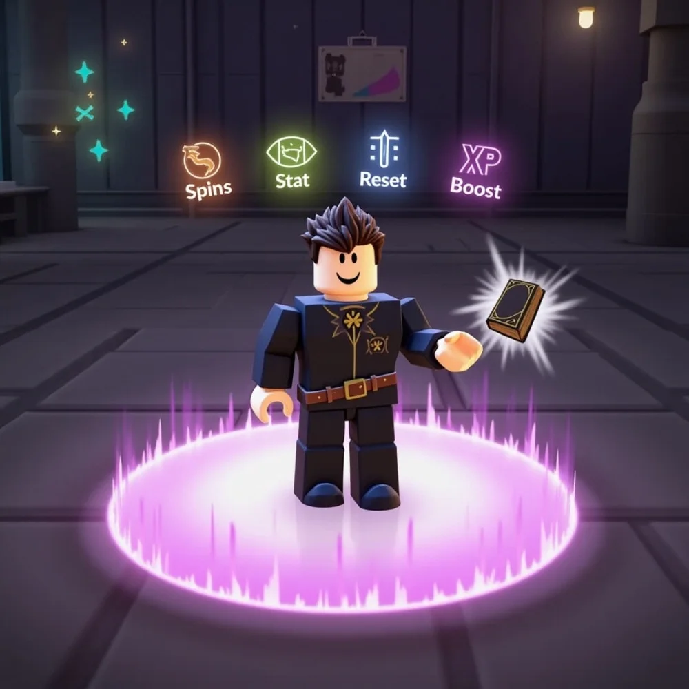Image of Using Grimoires Era rewards smartly in Roblox.