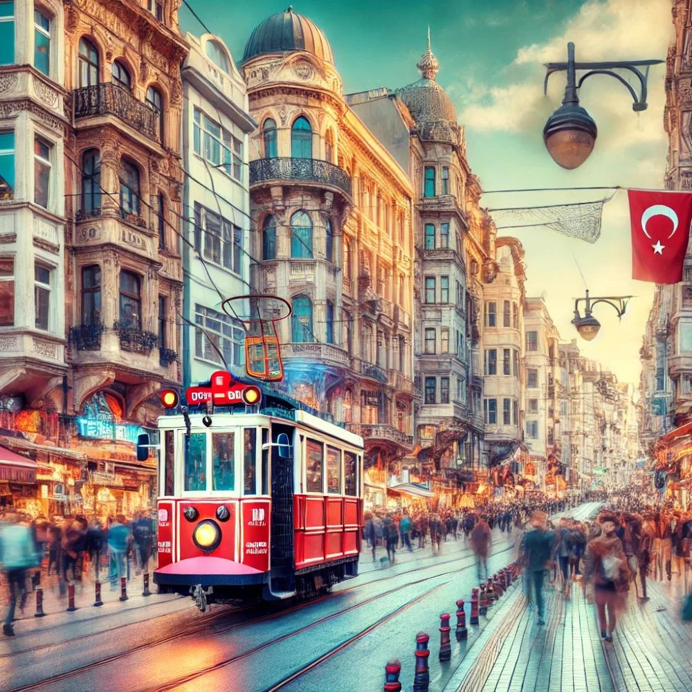 Image of Istiklal Street Heart of Modern Istanbul