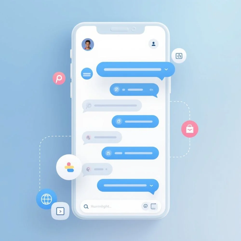 Messenger’s AI assistant suggesting actions, translating messages, and describing photos to support accessibility.