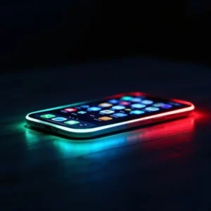 image of iPhone glowing frame alerts