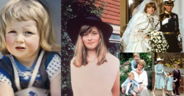 an image of Princess Diana's early life till royal life
