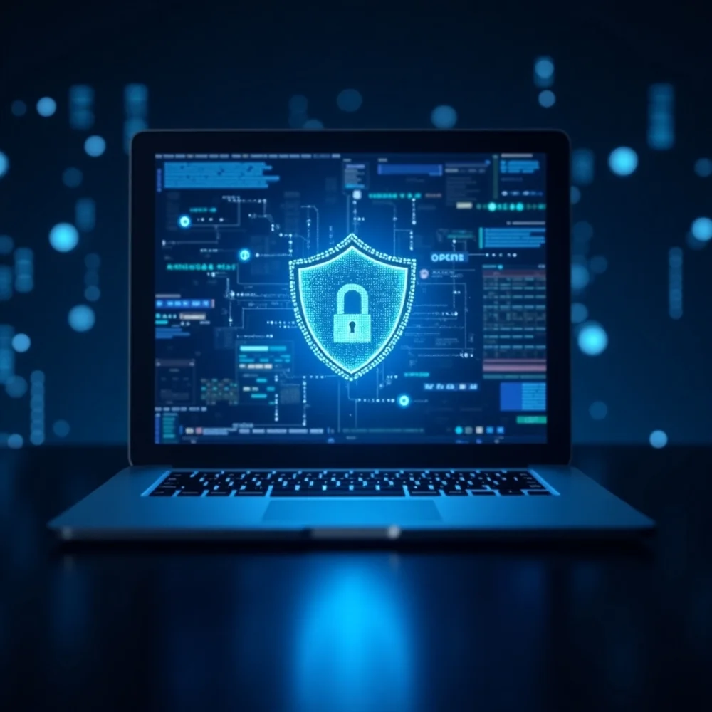 Image of Concept of quantum-proof encryption protecting data from quantum computers.