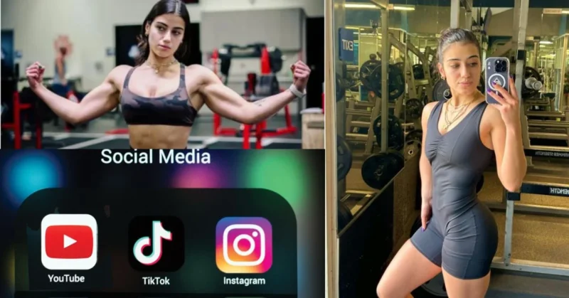 an image of Sara Saffari is a fitness influencer, entrepreneur and content creator
