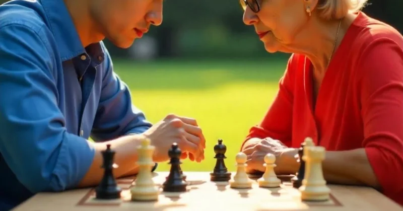 Smart chess moves strategy on board