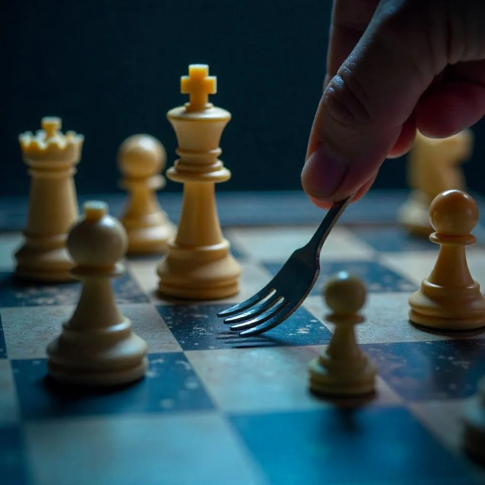 Smart chess moves tactics setup