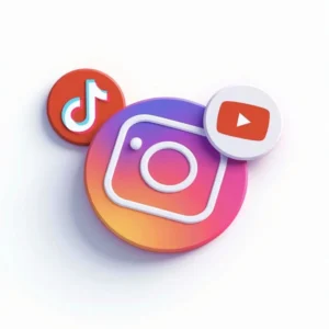 an image of Social Media Platforms (TikTok, Instagram, and YouTube)