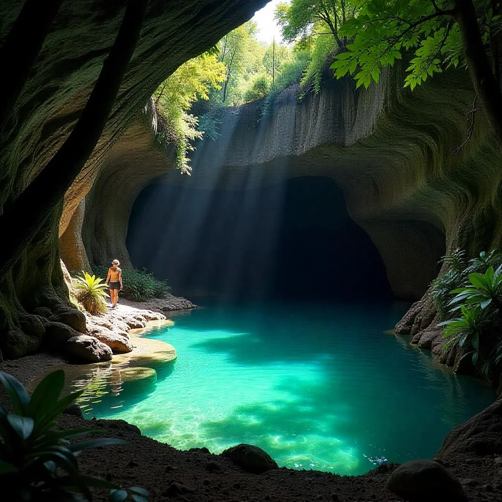 Blue Hole National Park in Belize