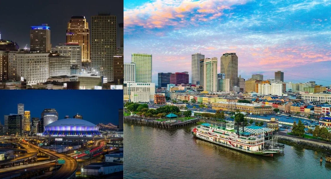 an image of the journey from Houston to New Orleans