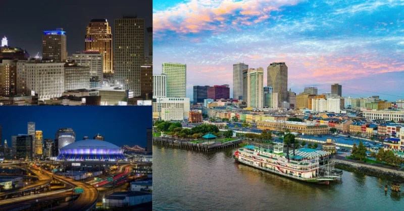 an image of the journey from Houston to New Orleans