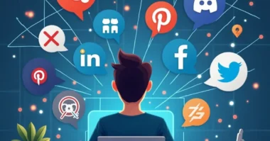 Top 2025 social media forum logos and chat icons.