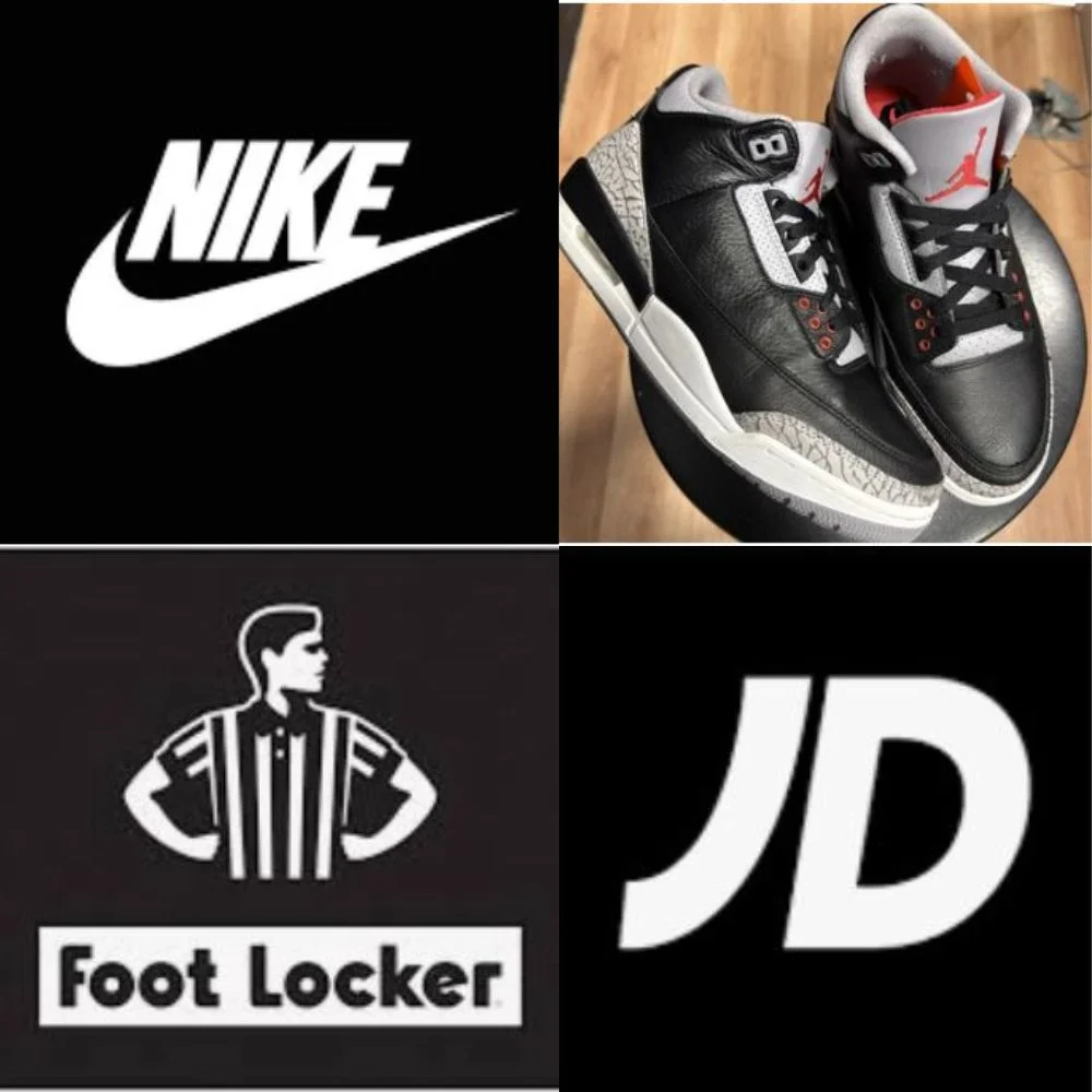 an image of Where to Buy Air Jordan 3 Black Cement