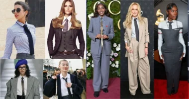 an image of Women's Tie Outfits Fashion Trends in 2025